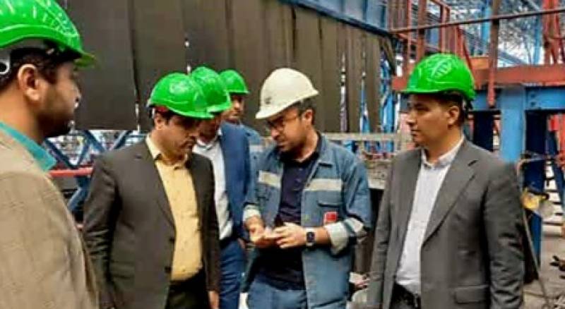 بازدید مدیرکل صنعت، معدن و تجارت جنوب کرمان از مرکز آموزشی و مجتمع ذوب آهن فولاد پاسارگاد